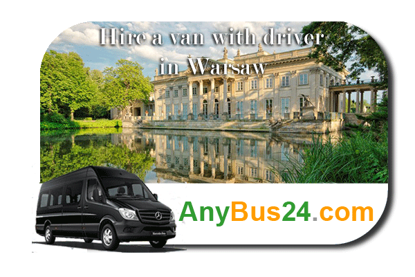 Hire a minibus with driver in Warsaw