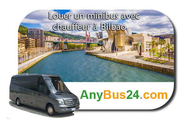 Location de minibus avec chauffeur à Bilbao