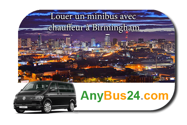 Location de minibus avec chauffeur à Birmingham