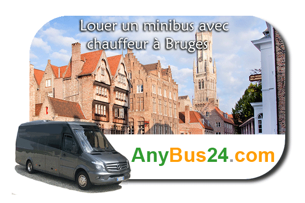 Location de minibus avec chauffeur à Bruges