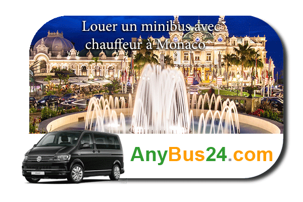 Location de minibus avec chauffeur à Monaco