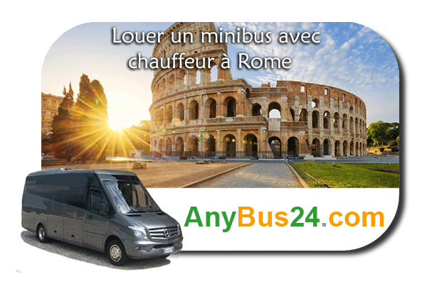 Location de minibus avec chauffeur à Rome