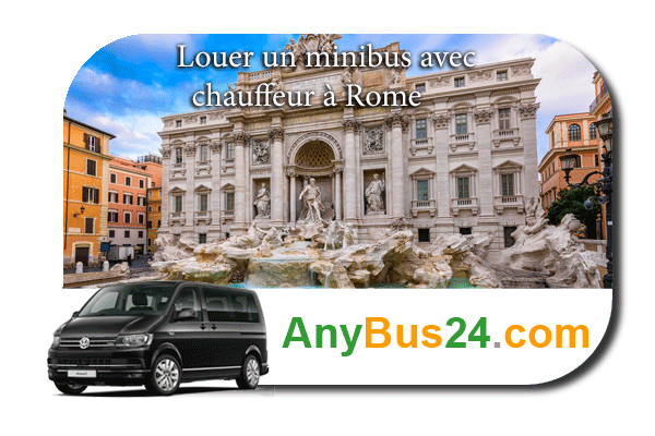 Location de minibus avec chauffeur à Rome