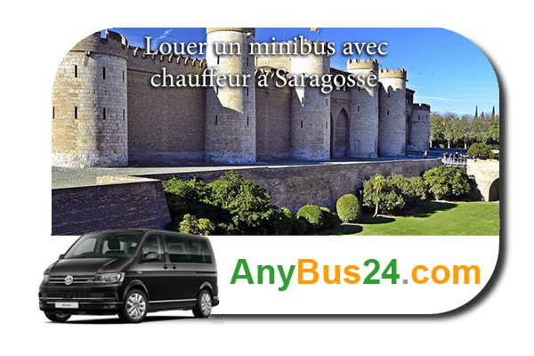 Location de minibus avec chauffeur à Saragosse